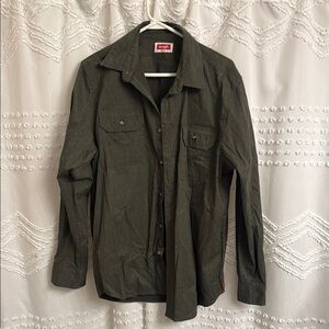 Wrangler Green Button-Up